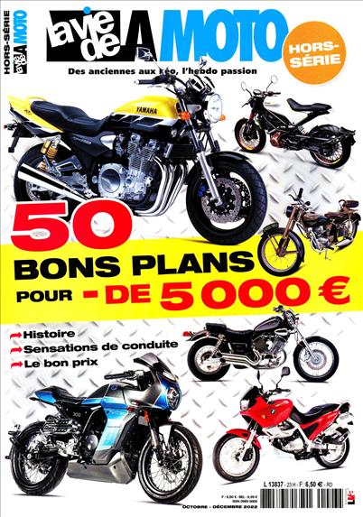 Une Fundurouge à la une d'une publication de La Vie de la Moto - N° spécial "Bons plans pour - de 5000€" - Actuellement en librairie. 4324250